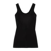 Sort Ribbet Tank Top