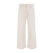 Stilige Cropped Wide Leg Jeans