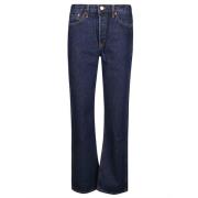 90-tallet High Rise Løse Jeans