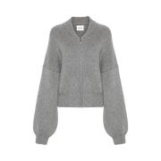 Ribbestrikket Cashmere Cardigan