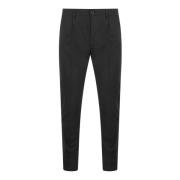 Slim Fit Chino Bukser i Ullblanding