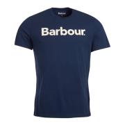 Logo T-skjorte i New Navy