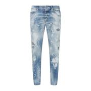 Slim-fit Cropped Denim Jeans