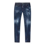 Slim-Fit Denim Jeans for Menn