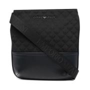 Ikonisk Svart Cross Body Bag for Menn