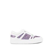 Hawaii Glitter Joggesko Hvit/Rosa Violet