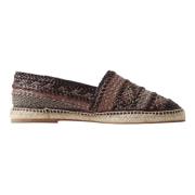 Multifarget Buffalo Lær Slip-On Espadrilles