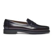 Brun Skinn Slip-On Loafers