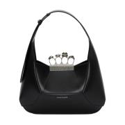 Swarovski Smykket Hobo Bag i Svart Skinn