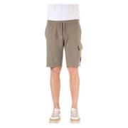 Dove Grey Shorts med snøring i livet