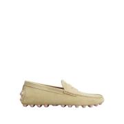 Bubble Gommino Semsket Loafers - Beige Rosa