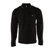 Slim Fit Svart Polo