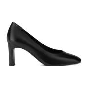 Sorte Skinn Business Pumps