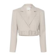 Beige EdithaGZ Kort Blazer