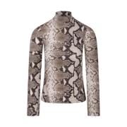 Python Print Flare Sleeve Top