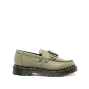 Stilige Oliven Loafers Kvinner