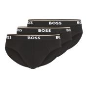 Stretch Bomull Elastisk Midje Briefs 3-Pack