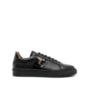 Svart Lo-Top Casual Sneakers