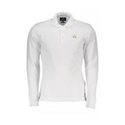 Slim Fit Langarmet Poloskjorte