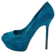 Pre-owned Suede heels