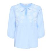 Feminin Windsurfer Broderi Bluse