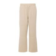 Beige Bomull Jogging Loose-Fit Bukser