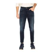 Vasket Stretch Bomull Herre Jeans