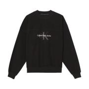 Teksturert Oversized Sweatshirt