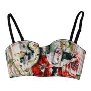 Blomster Bustier Crop Top