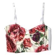 Blomster Silke Bustier Crop Top