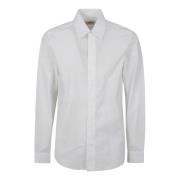 Slim Fit Bomull Poplin Skjorte