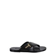 Lær Sandal