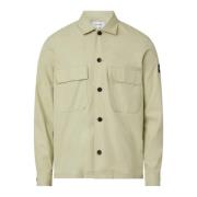 Bomull Nylon Overshirt Jakke