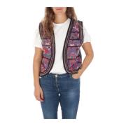 Dyp Lilla Vest for Menn