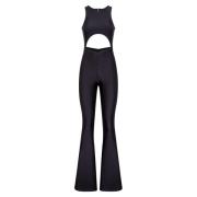 Cassis Jumpsuit med amerikansk halsutringning