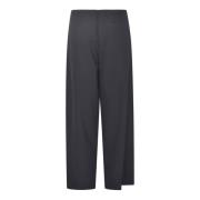 Midnight Blue Wide Leg Trousers