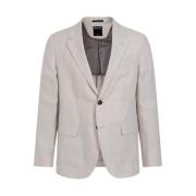 Beige Linen Jacket Ss24