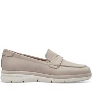 Beige Lukkede Loafers