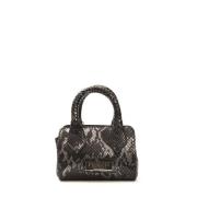 Python Print Mini Tote Handbag