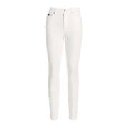 Audrey Denim Stretch Jeans med Stropper