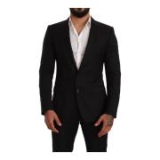 Svart rutete Martini Slim FIT 2-delt dress