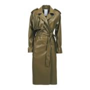 Vegansk Militær Trench Coat