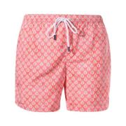 Oransje Strand Shorts Elastisk Midje