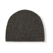 Grønn Cashmere Silke Beanie Lue