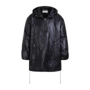 Svart Nylon Blouson Jakke Aw23