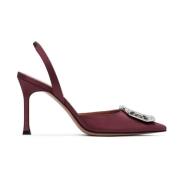 Krystaldetalj Sateng Slingback Pumps