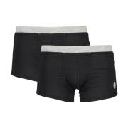 Kontrastkant Boxershorts Bi-Pack