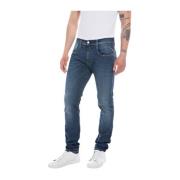 Mørk Blå Slim Fit Jeans