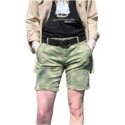 Camouflage Bermuda Shorts med dekorative nagler