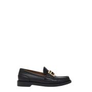 Svart Skinn Loafer